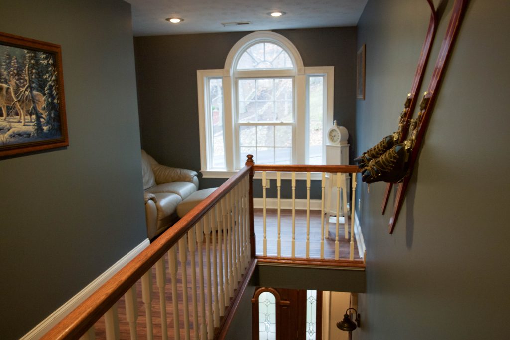 Upstairs reading nook